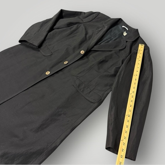 Marina Rinaldi Jacket Coat Sz L Wool Blend Italy Black - Picture 7 of 12